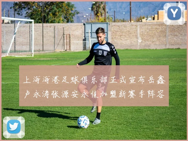 上海海港足球俱乐部正式宣布岳鑫卢永涛张源安永佳加盟新赛季阵容更新